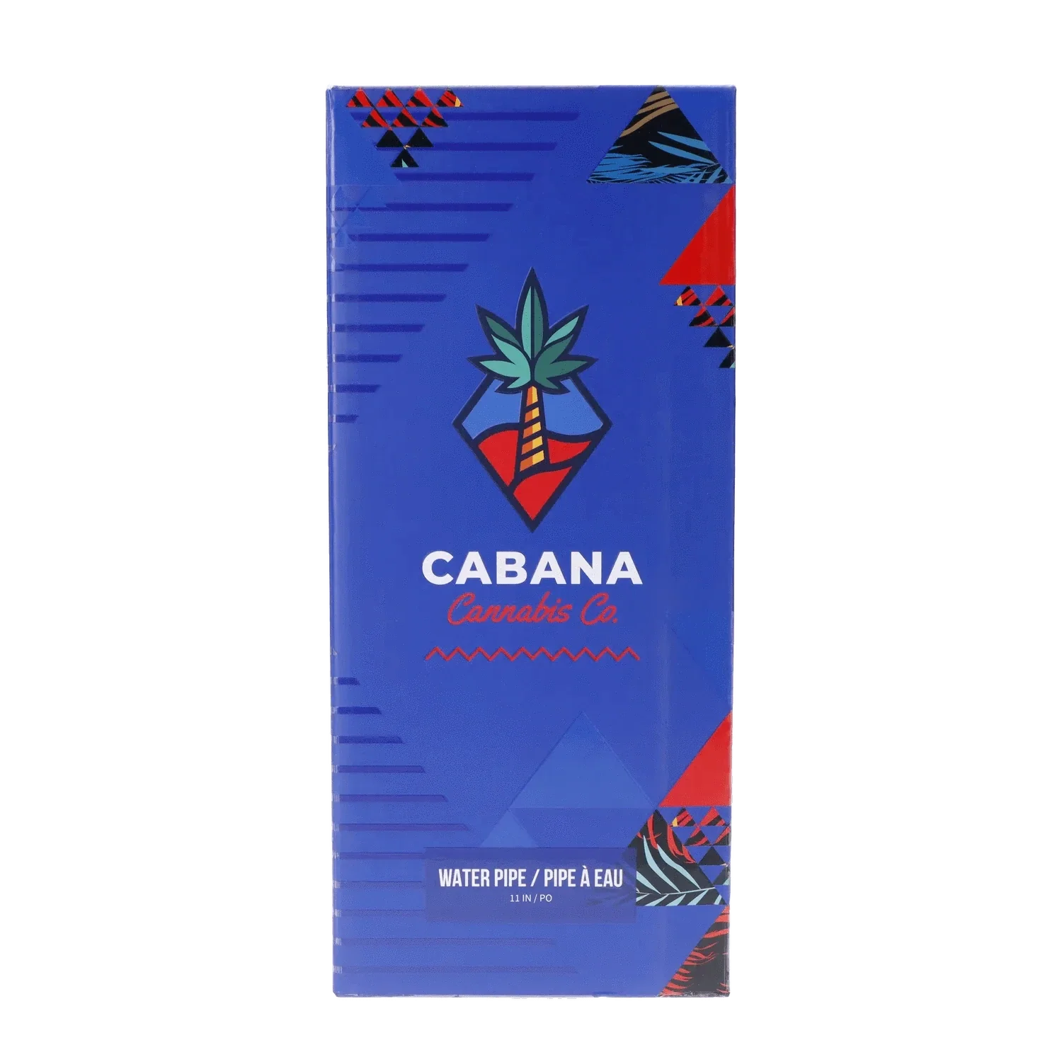 Cabana Cannabis Co. Tidal Water Pipe - Green - 11in. - Image 7