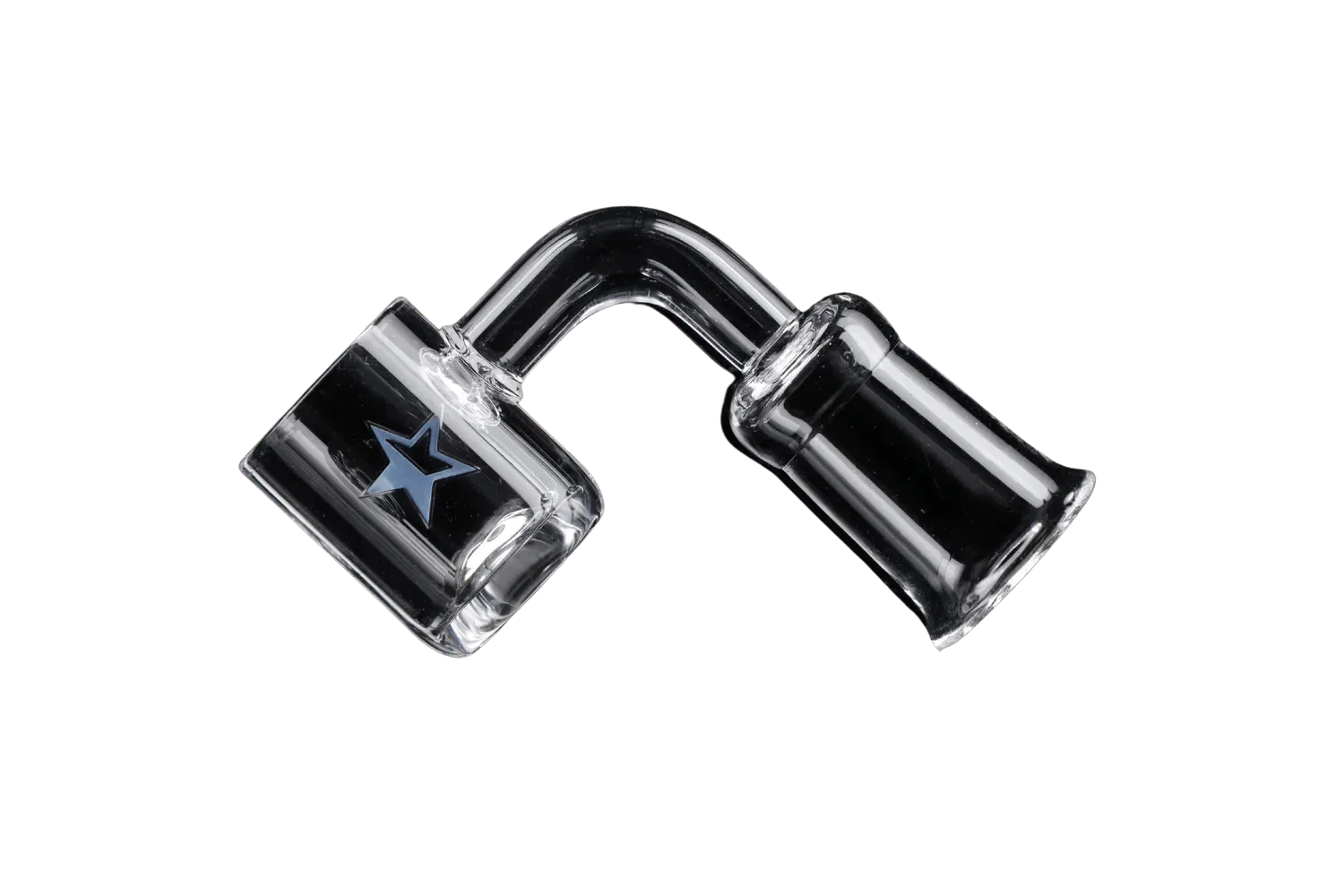Famous X 90 Degree Banger - Clear - Female 14mm - Image 2