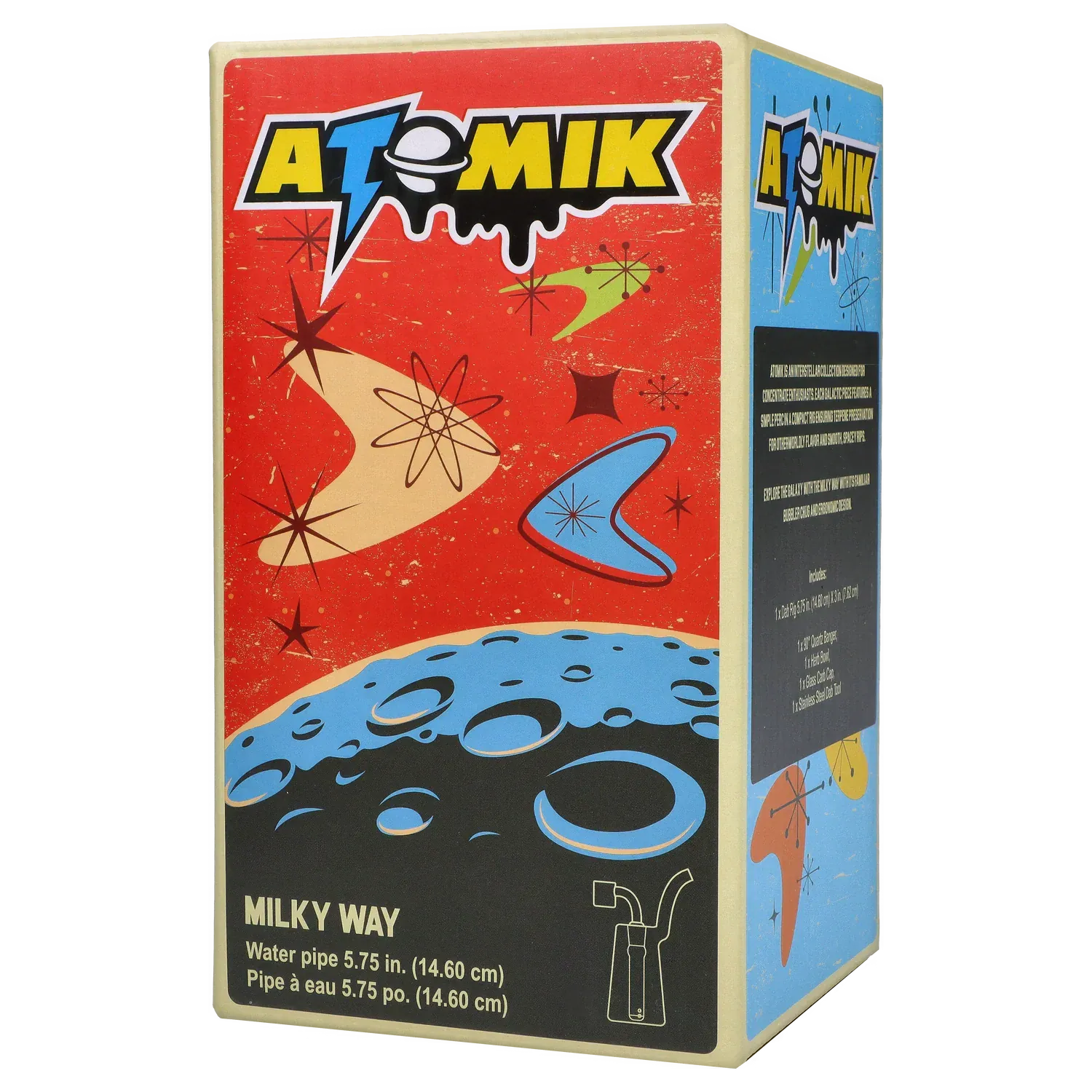 Atomik Milky Way Dual Use Water Pipe - 6 in. - Image 7