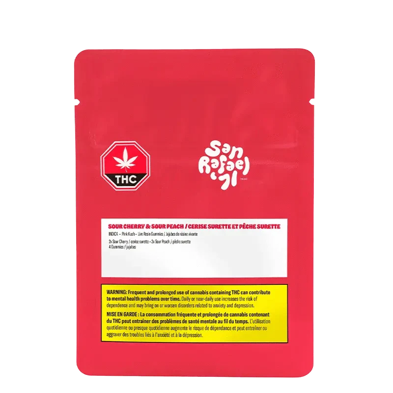 Sour Peach Live Resin Gummies - Image 3