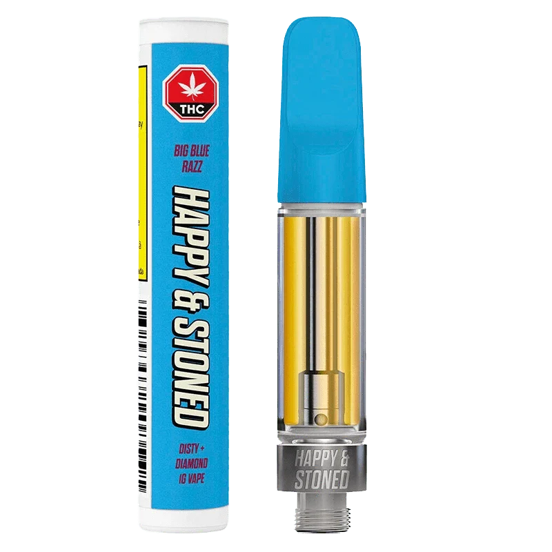 Big Blue Razz Disty+Diamond Vape Cartridge