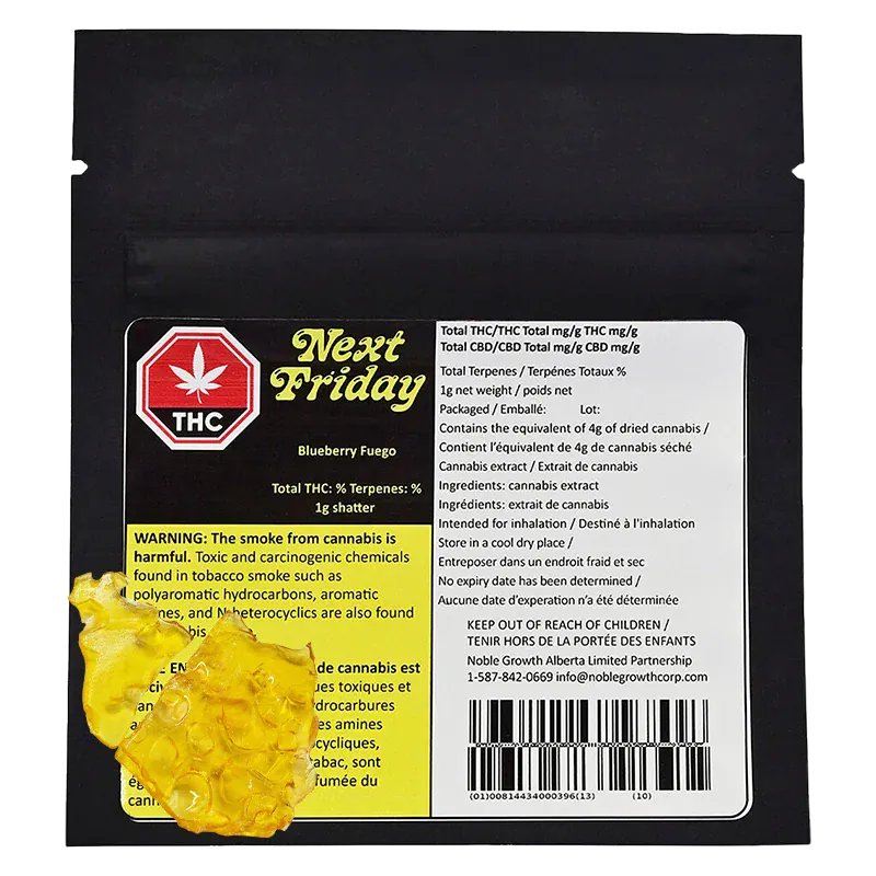 Blueberry Fuego Shatter