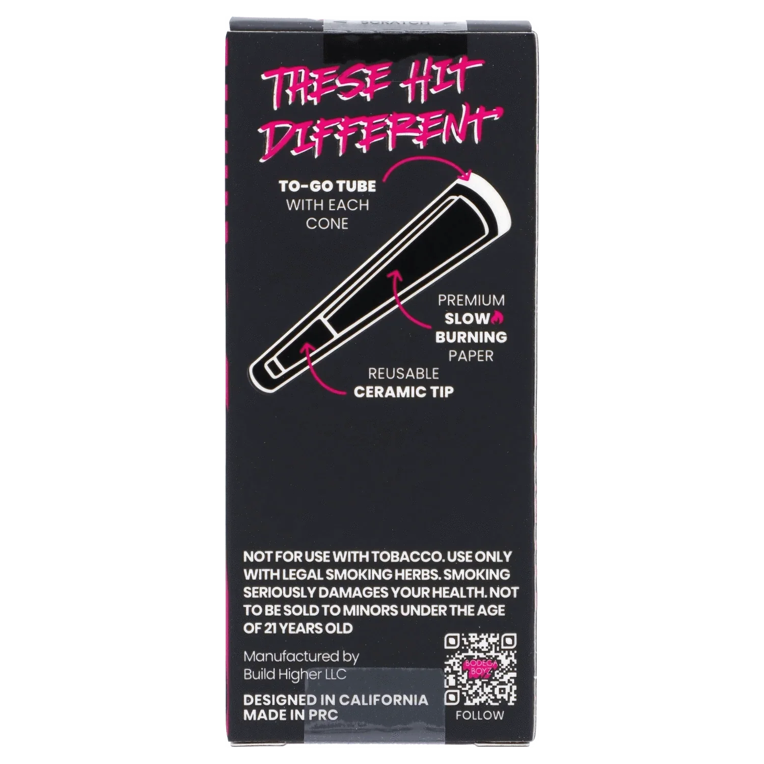 Bodega Boyz Unrefined Brown Paper Ceramix Tip Cones 0.5 g - Image 4