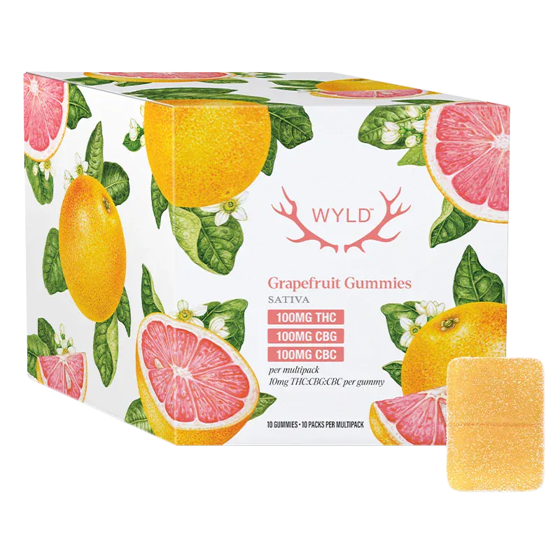 Real Fruit Grapefruit 1:1:1 THC:CBG:CBC Gummies
