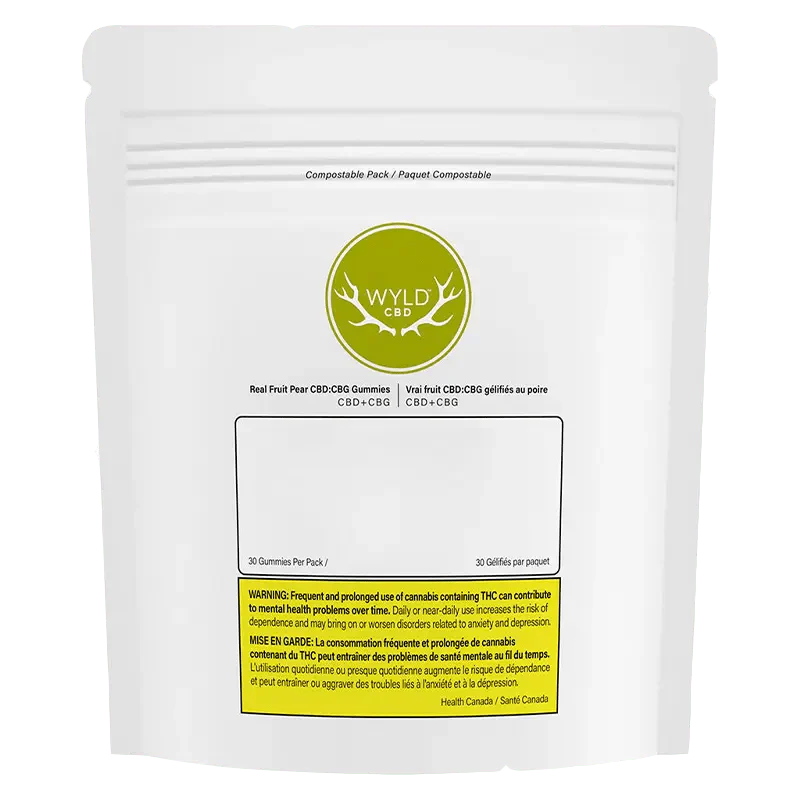 Real Fruit Pear CBD:CBG Gummies - Image 3