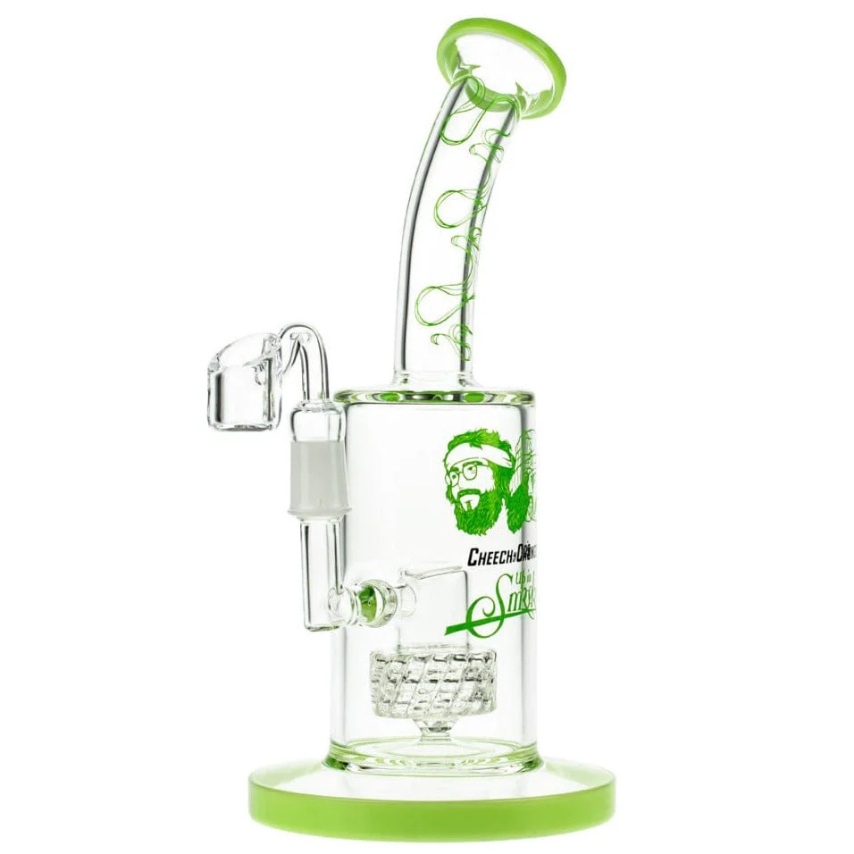C&C Water Pipe 40th Anniversary Big Green Van w/Quartz-Milky Green - Image 2