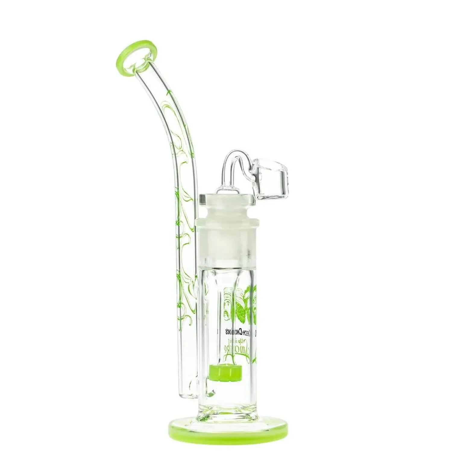 C&C Waterpipe w Dab Rig Tied Stick w/D.S andQuartz-Milky Green - Image 8