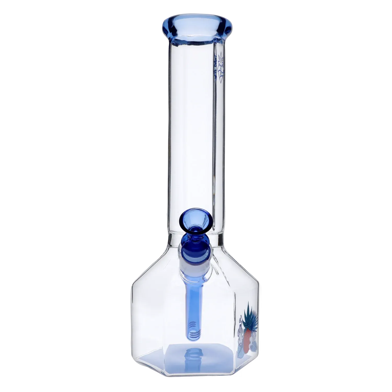 Cabana Cannabis Co. Pineapple Water Pipe Light Blue - 12in - Image 5