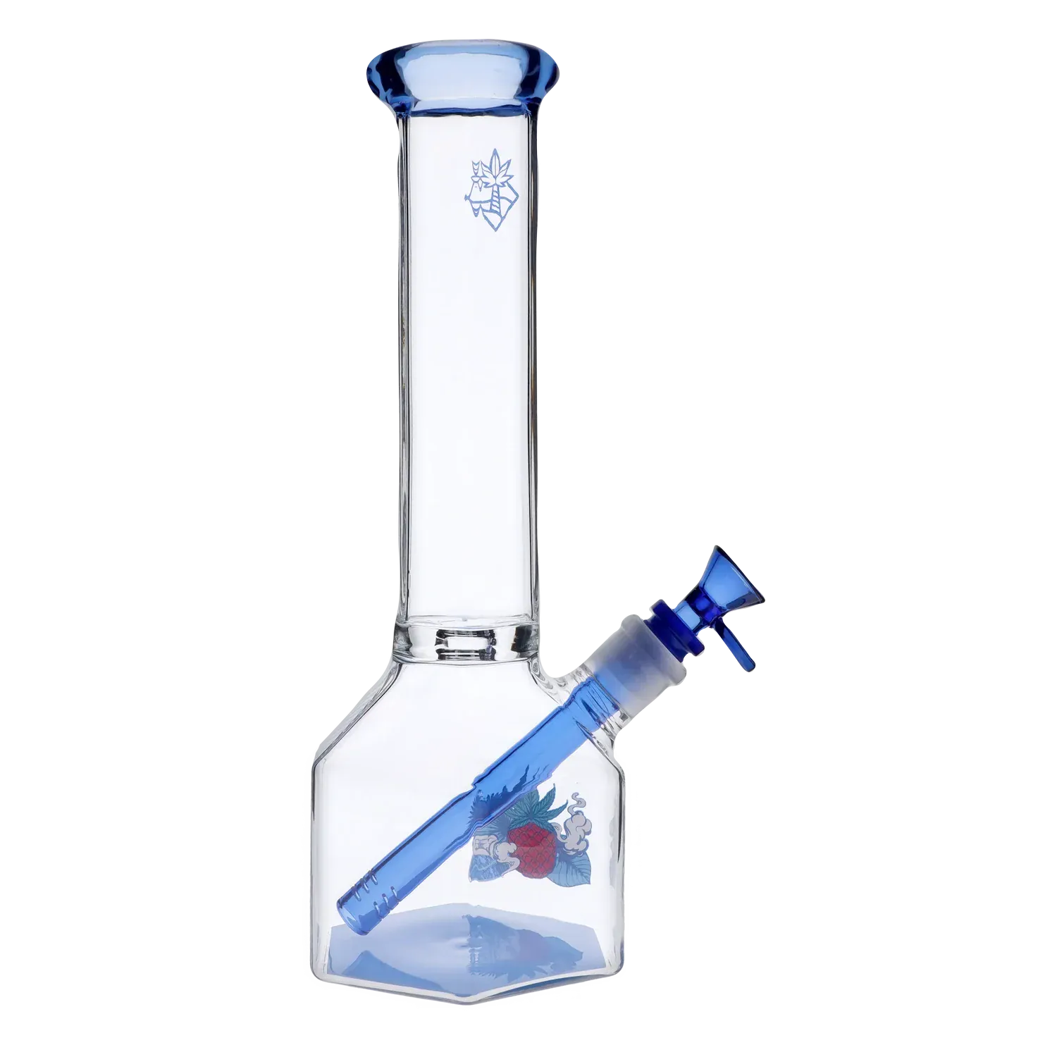 Cabana Cannabis Co. Pineapple Water Pipe Light Blue - 12in - Image 6