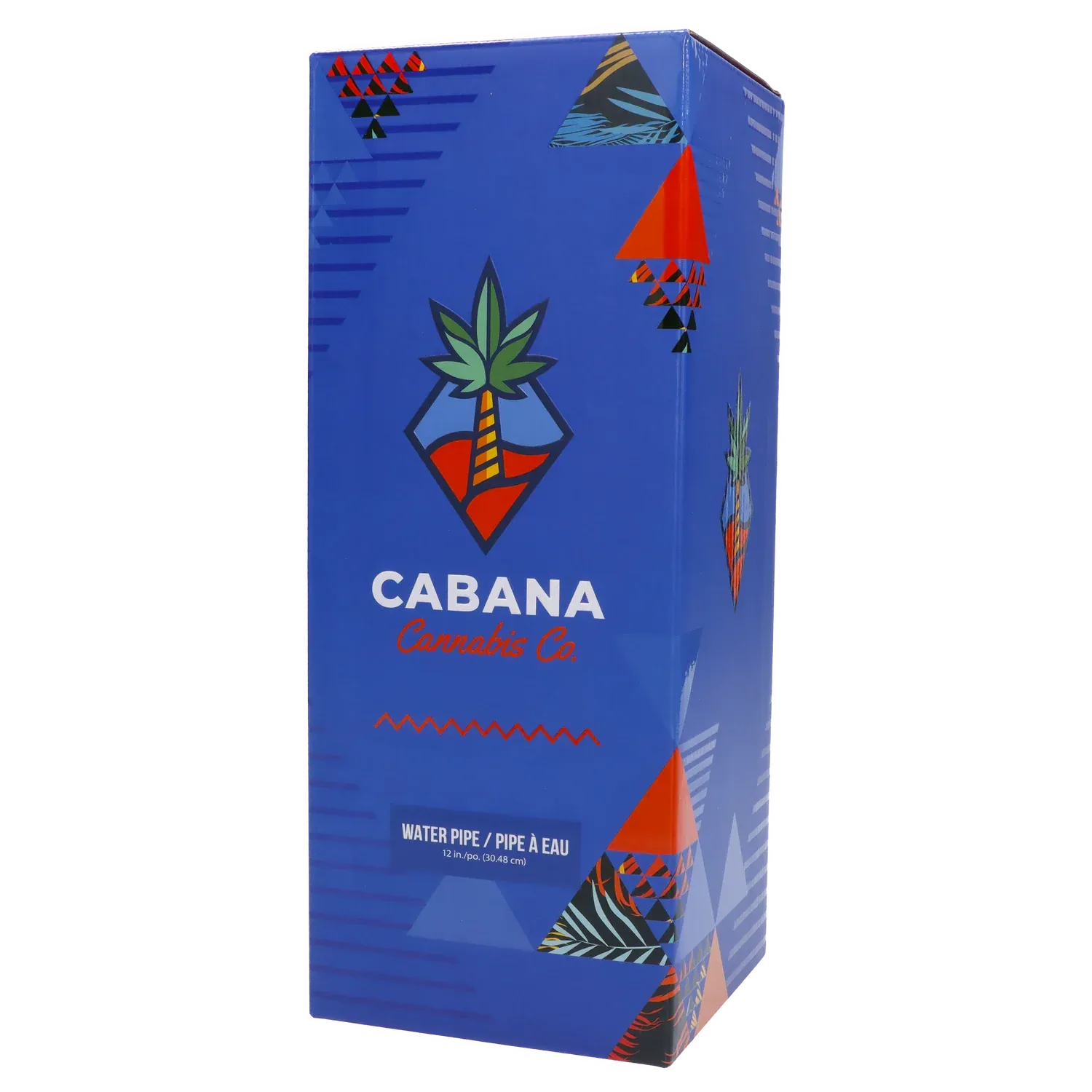 Cabana Cannabis Co. Pineapple Water Pipe Light Blue - 12in - Image 7