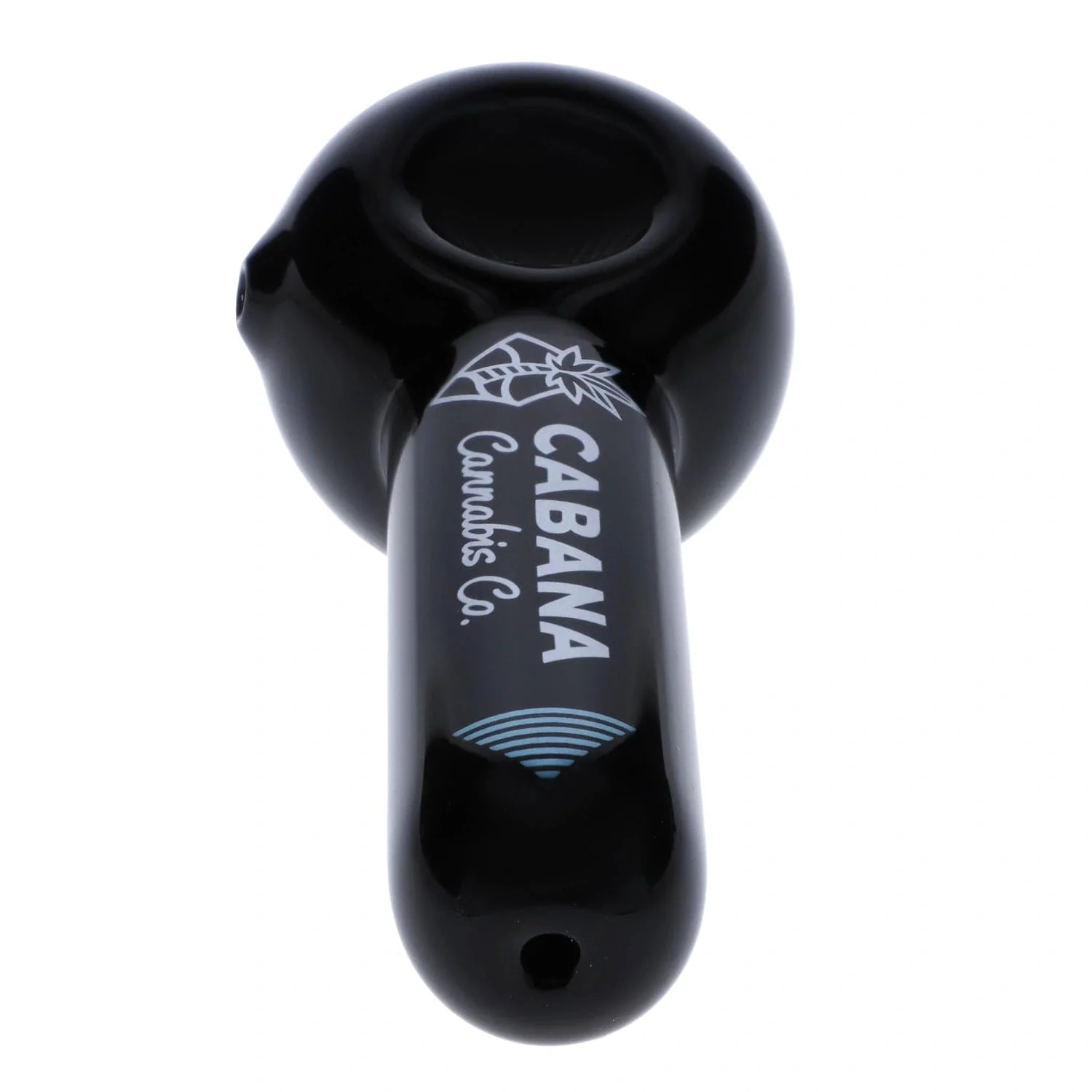 Cabana Canabis Co. The Afterglow Spoon Hand Pipe-Black-5in. - Image 7