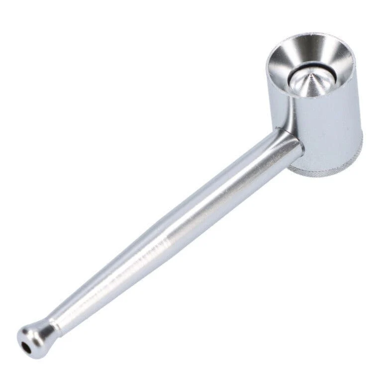 Valiant Metal Pipe w/ Bottom Screw Bowl - Silver - Image 3
