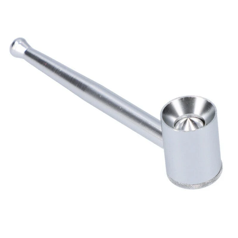 Valiant Metal Pipe w/ Bottom Screw Bowl - Silver - Image 5