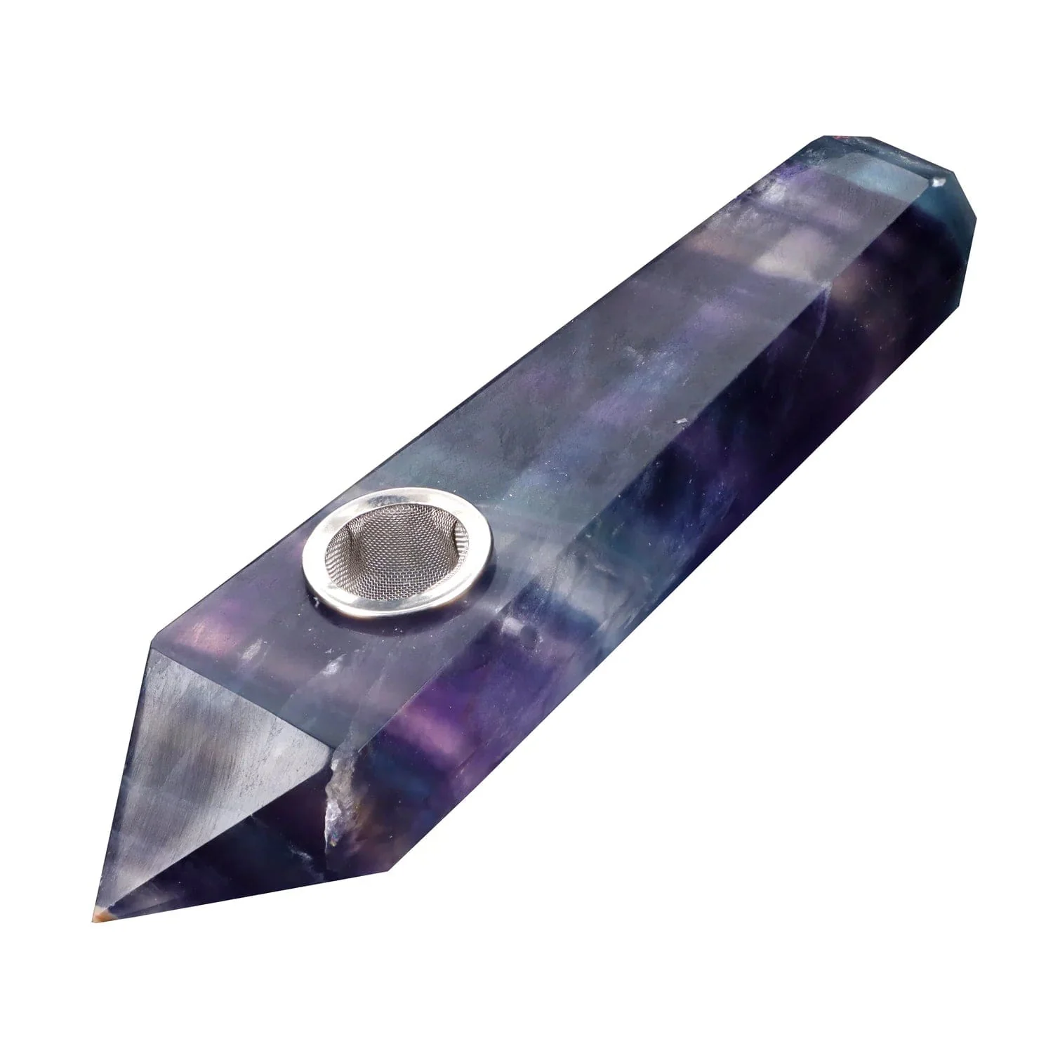 Valiant Crystal Pipe-Rainbow Flouspar - Image 2