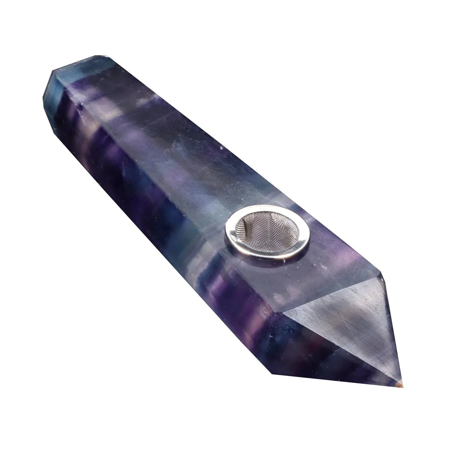 Valiant Crystal Pipe-Rainbow Flouspar - Image 4