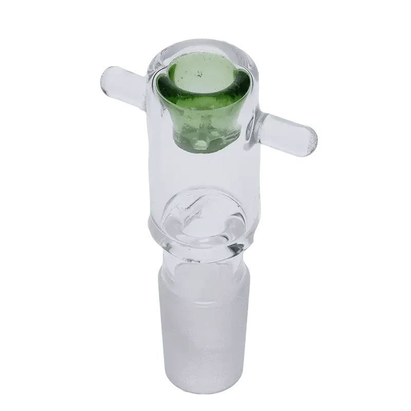Valiant Round Bowl w/ Nub & Honeycomb Screen - Green - Male 14mm