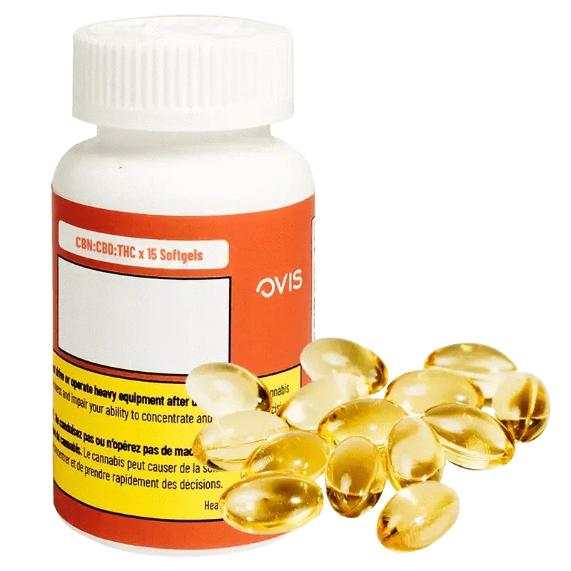 CBN:CBD:THC 5:5:5 X 15 Softgels