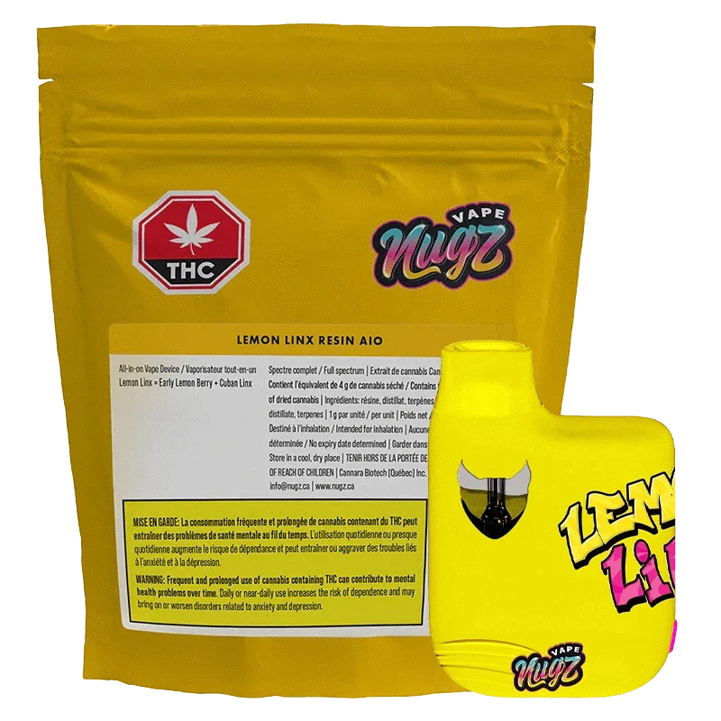 Lemon Linx Resin AIO Disposable Vape