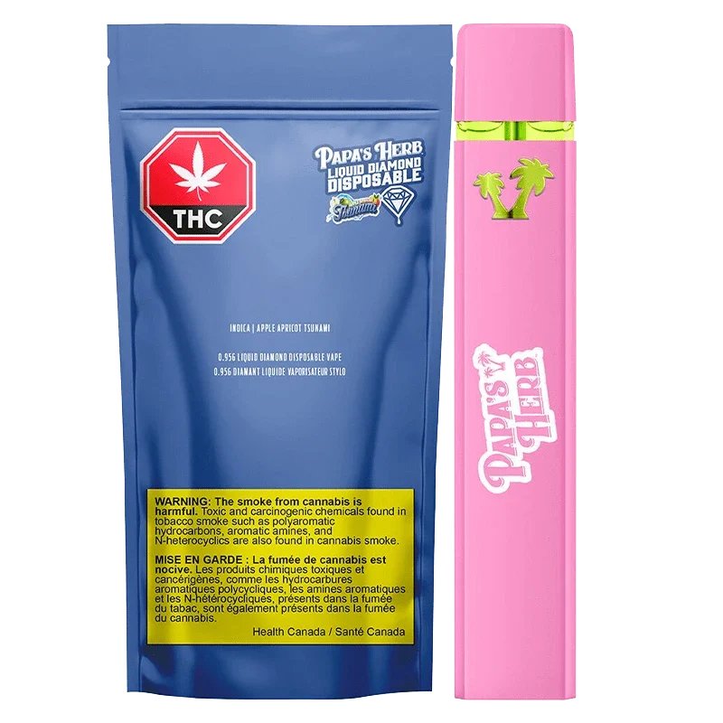 Apple Apricot Tsunami Liquid Diamond Cartridge