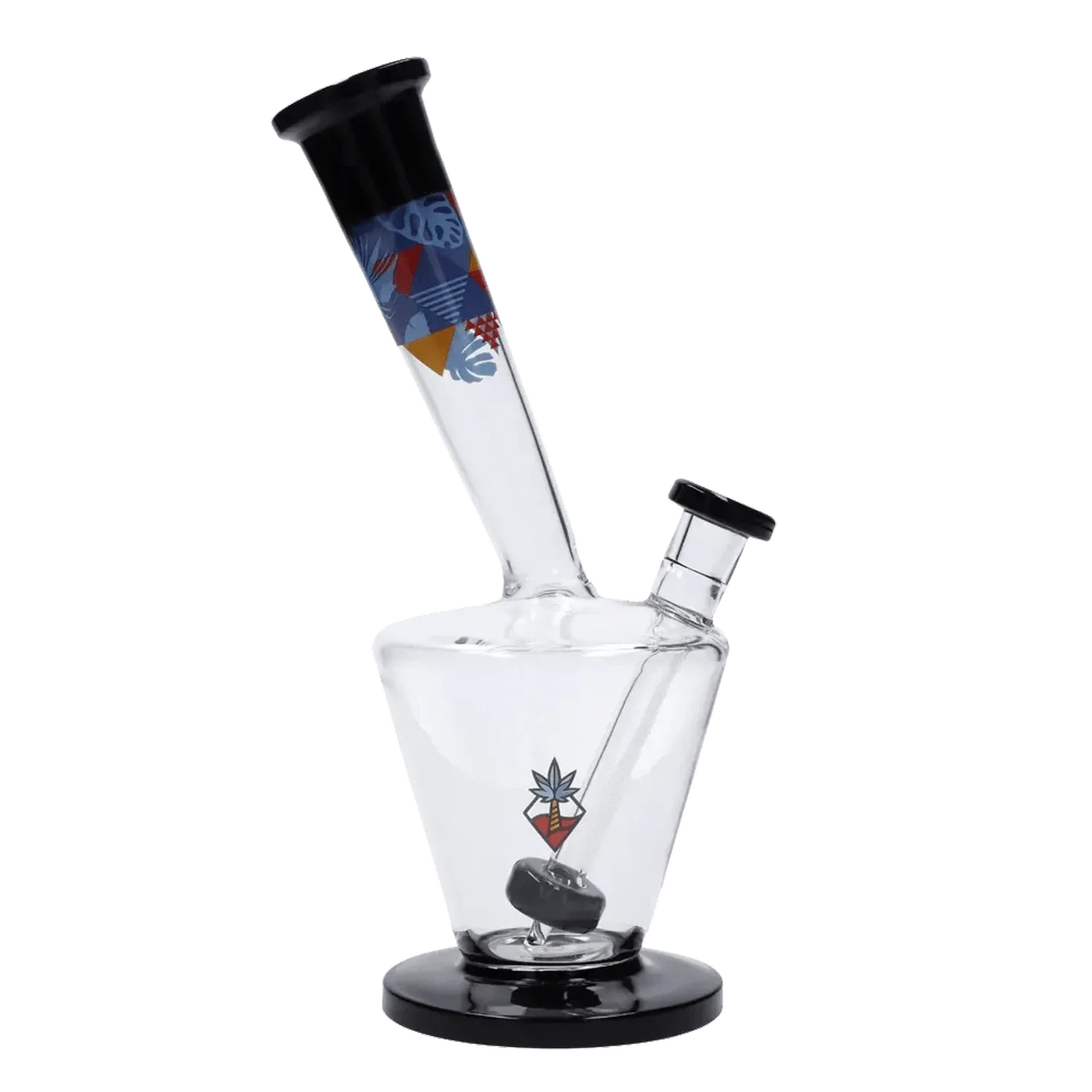 Cabana Cannabis Co. Flora Water Pipe - Black - 11in. - Image 2