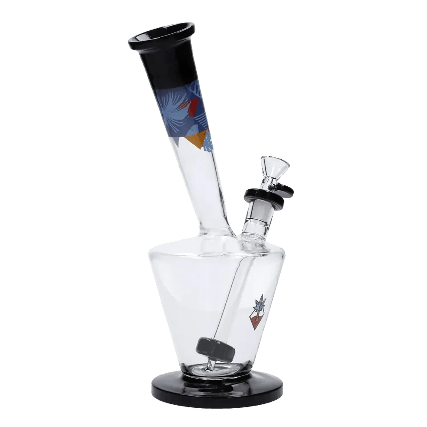 Cabana Cannabis Co. Flora Water Pipe - Black - 11in. - Image 3