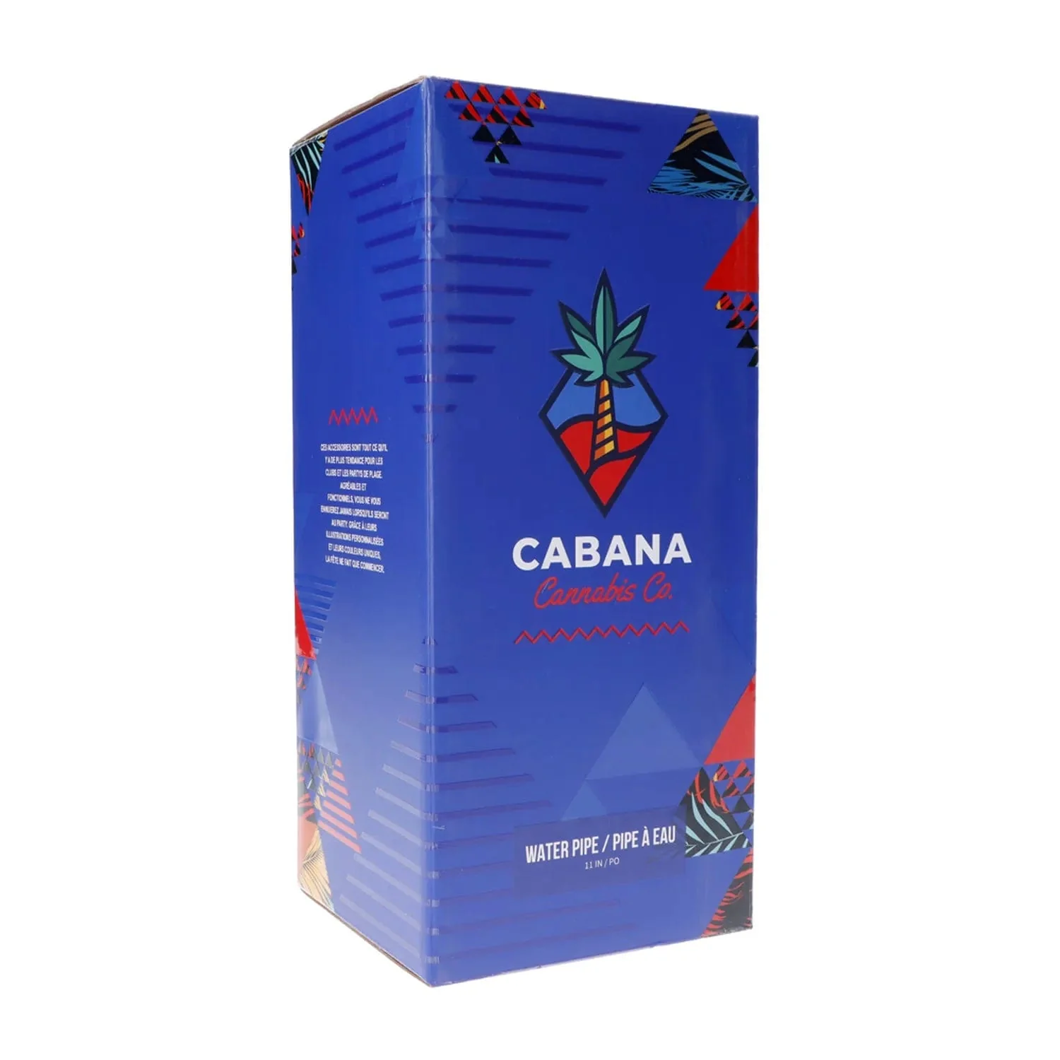 Cabana Cannabis Co. Flora Water Pipe - White - 11in. - Image 6