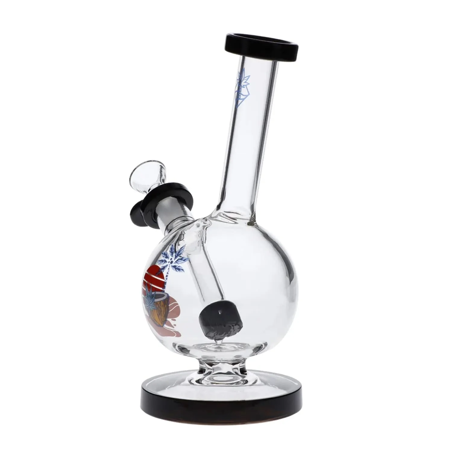 Cabana Cannabis Co. Surf Water Pipe - Black - 7in. - Image 7