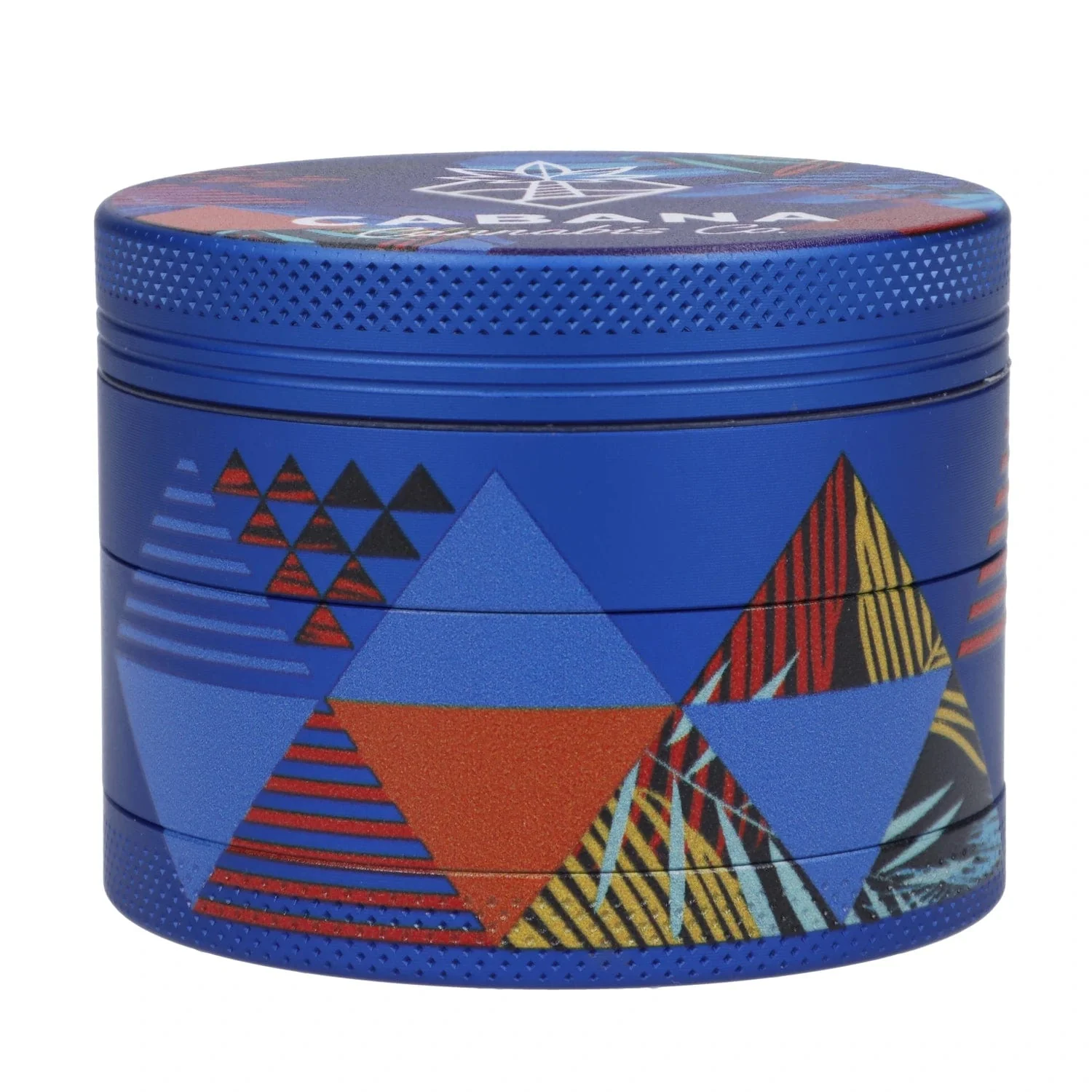 Cabana Cannabis Co. -The Dawn 4pc Grinder-Blue-55mm - Image 3