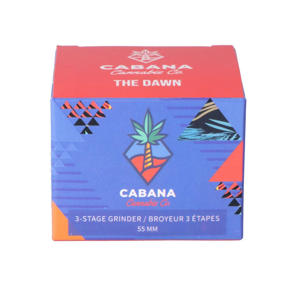 Cabana Cannabis Co The Dawn 4pc Grinder-Red-55mm - Image 6