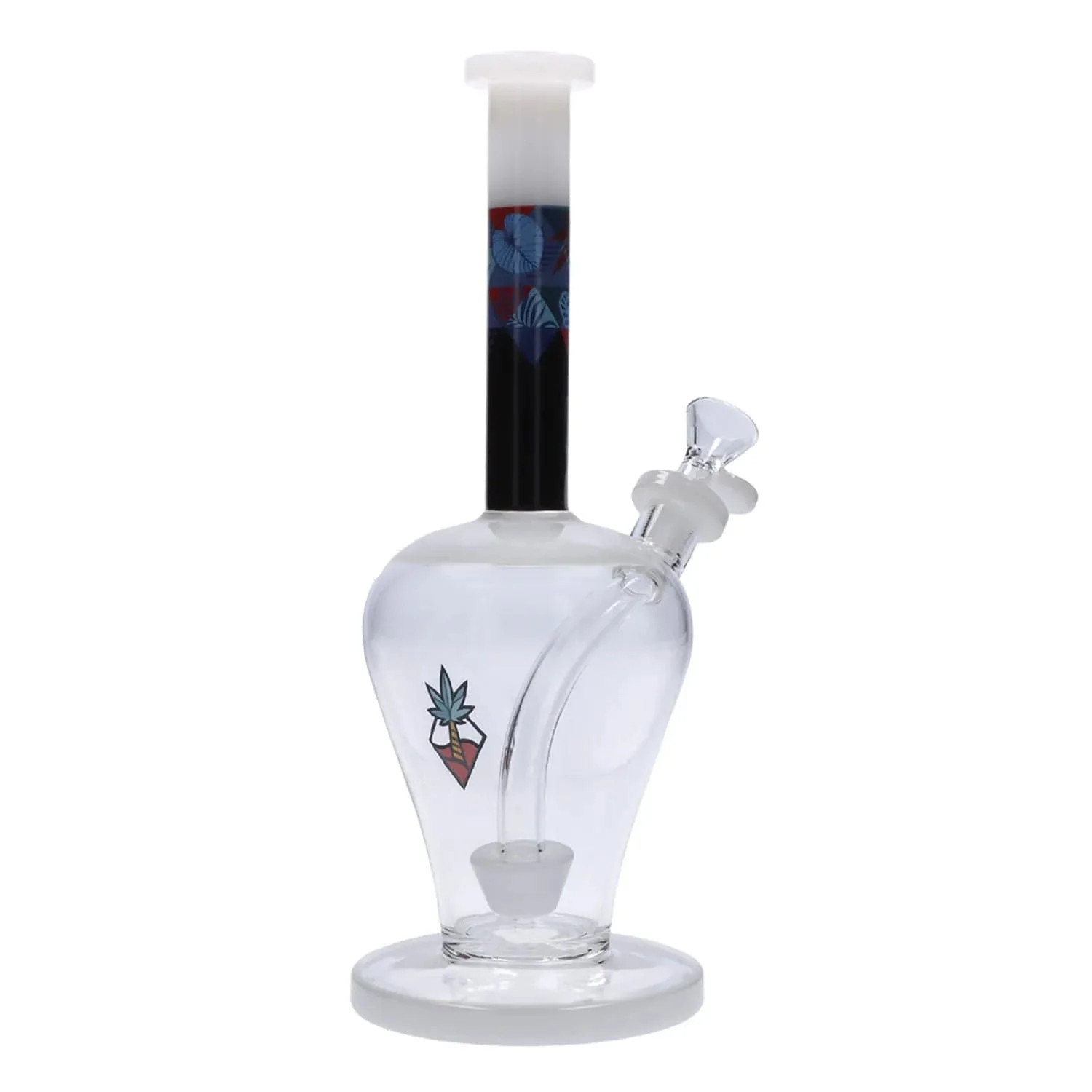 Cabana Cannabis Co. Tidal Water Pipe - White - 11in. - Image 2