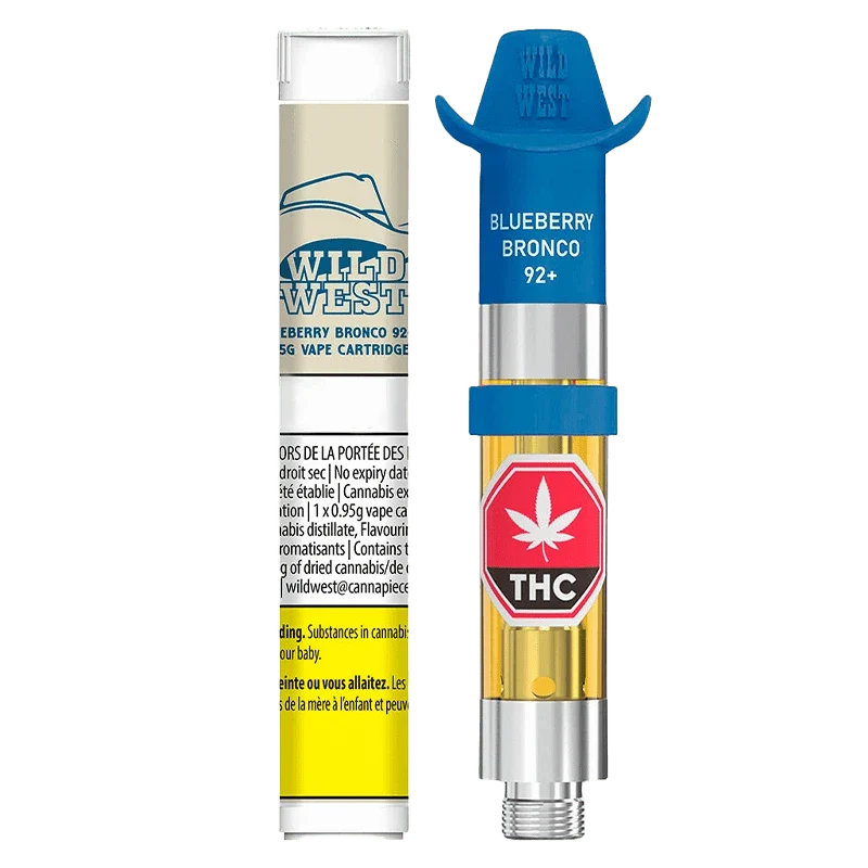 95+ Blueberry Bronco Liquid Diamonds Vape Cartridge