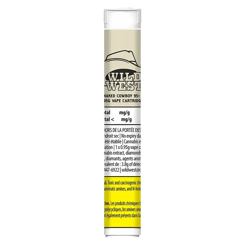 95+ Naked Cowboy Liquid Diamonds Vape Cartridge - Image 3