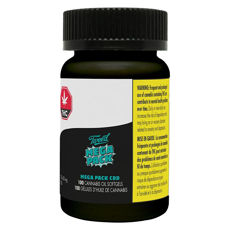 CPY Mega Pack CBD Hybrid 100 caps - Tweed - Image 3