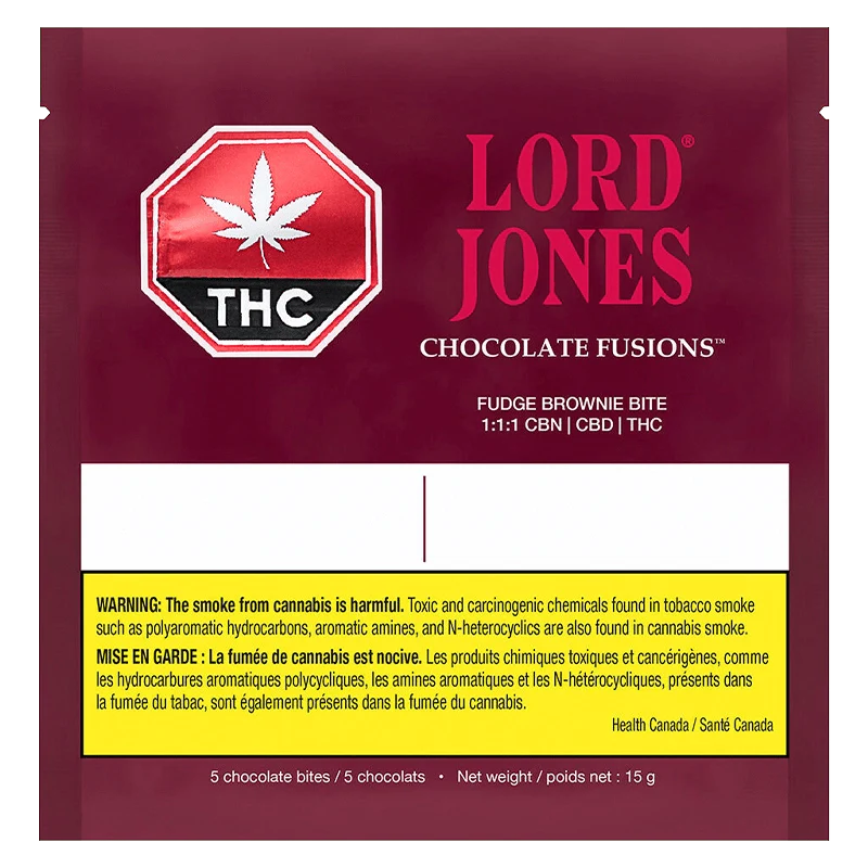 Chocolate Fusions Fudge Brownie Bite 1:1:1 CBN:CBD:THC - Image 3