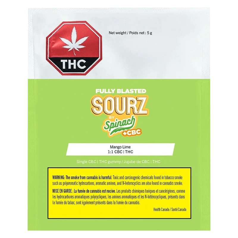 Fully Blasted Mango Lime1:1 CBC:THC Gummies - Image 3