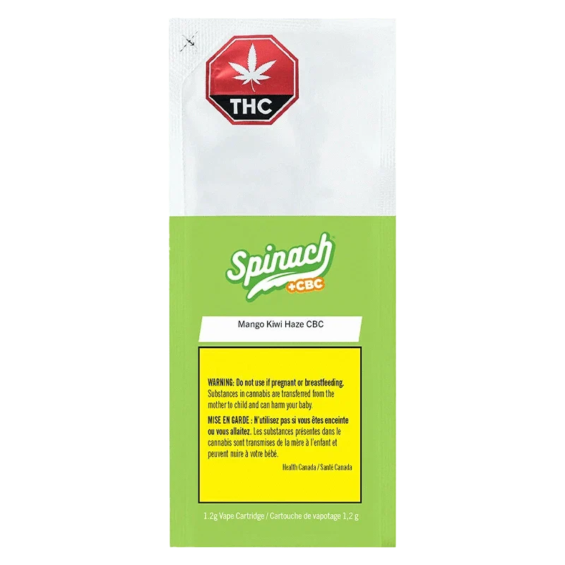 Mango Kiwi Haze 10:1 THC:CBC Vape Cartridge - Image 3
