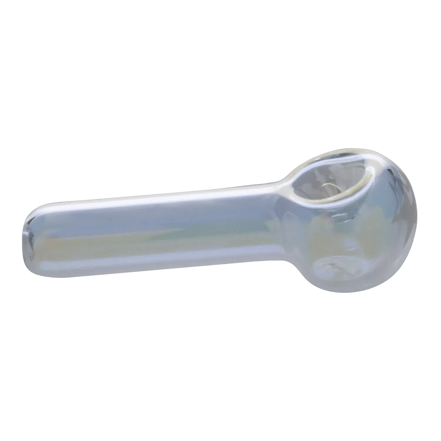 Famous Design Crystal Fumed Spoon Pipe - Clear - 3in. - Image 5