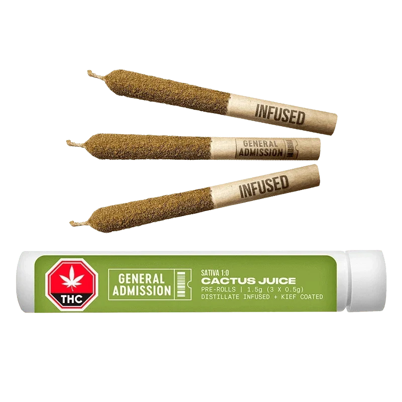 Cactus Juice Distillate Infused PR 3 x 0.5 g