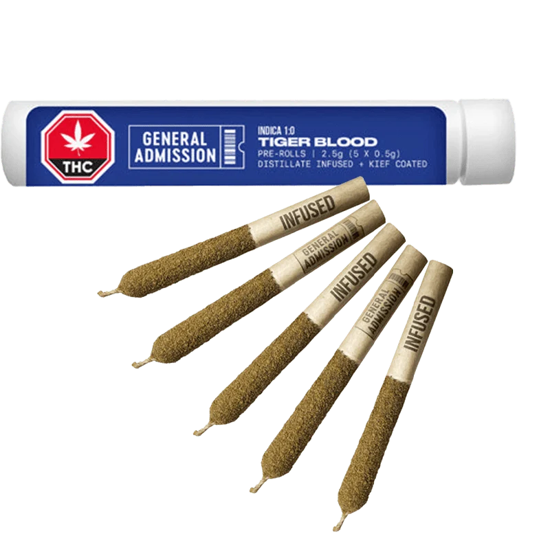 Tiger Blood Distillate Infused PR 5 x 0.5 g