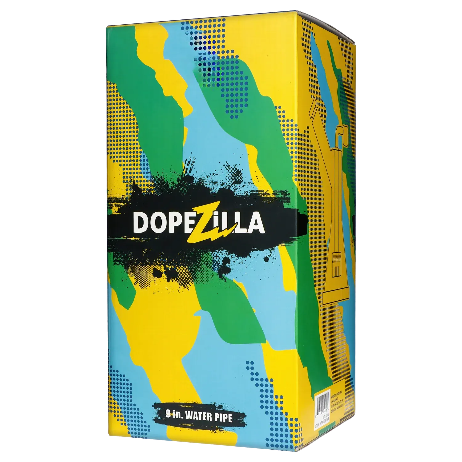 Dopezilla Banshee Dab Rig - Dark Blue - 10in. - Image 6