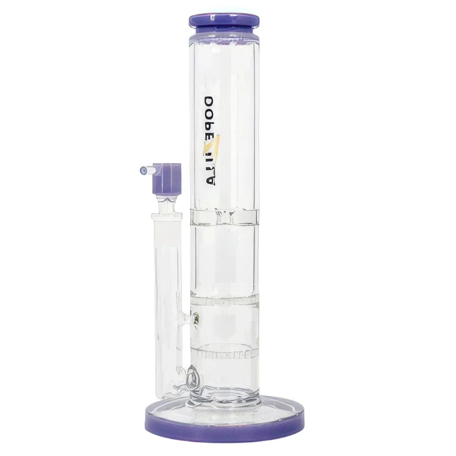 Dopezilla Cerberus Water Pipe - Milky Purple - 12in. - Image 4