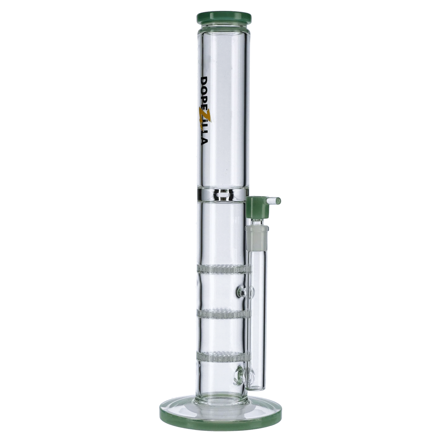 Dopezilla Cerberus Water Pipe - Milky Teal - 16in. - Image 2
