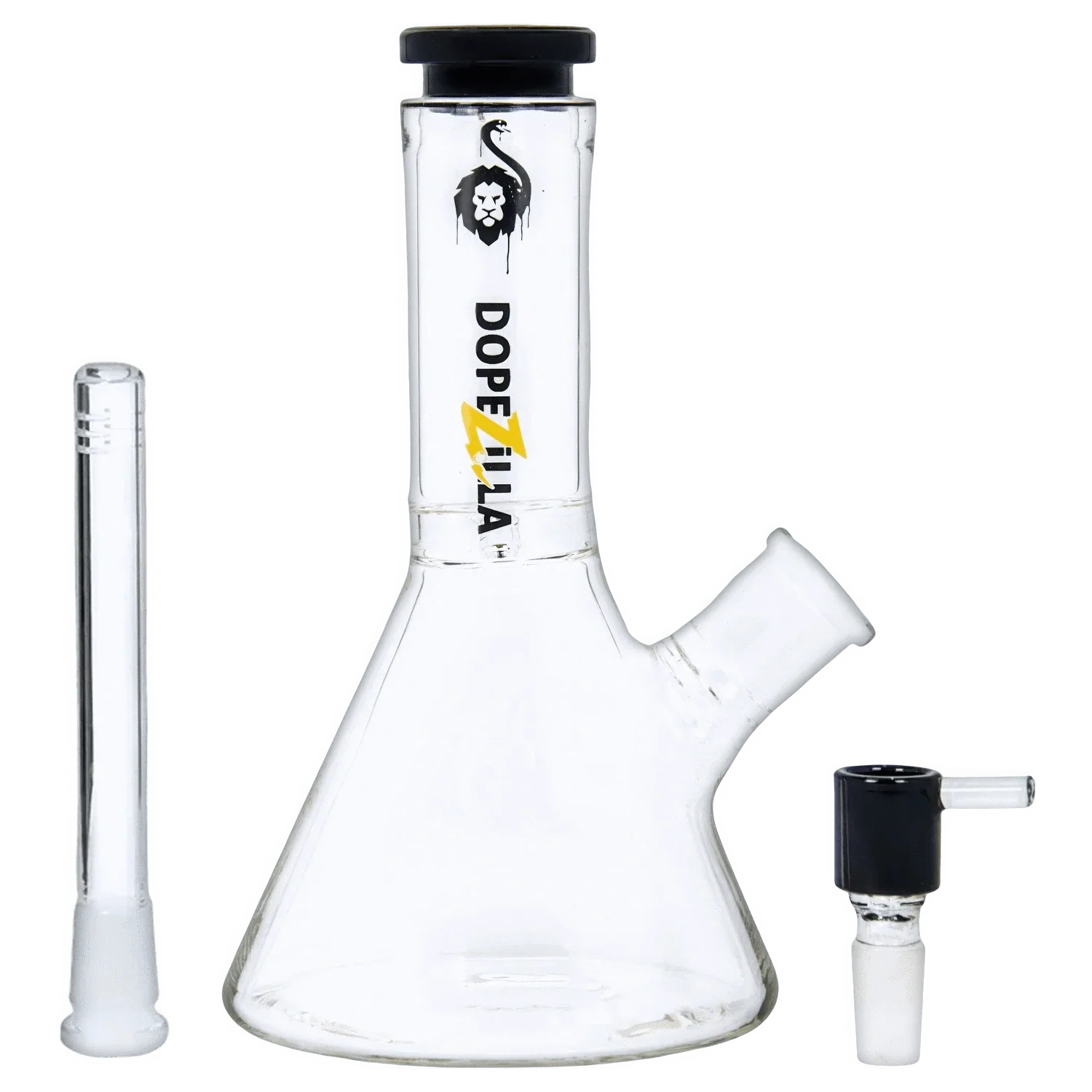 Dopezilla Chimera Water Pipe - Black - 8in. - Image 3