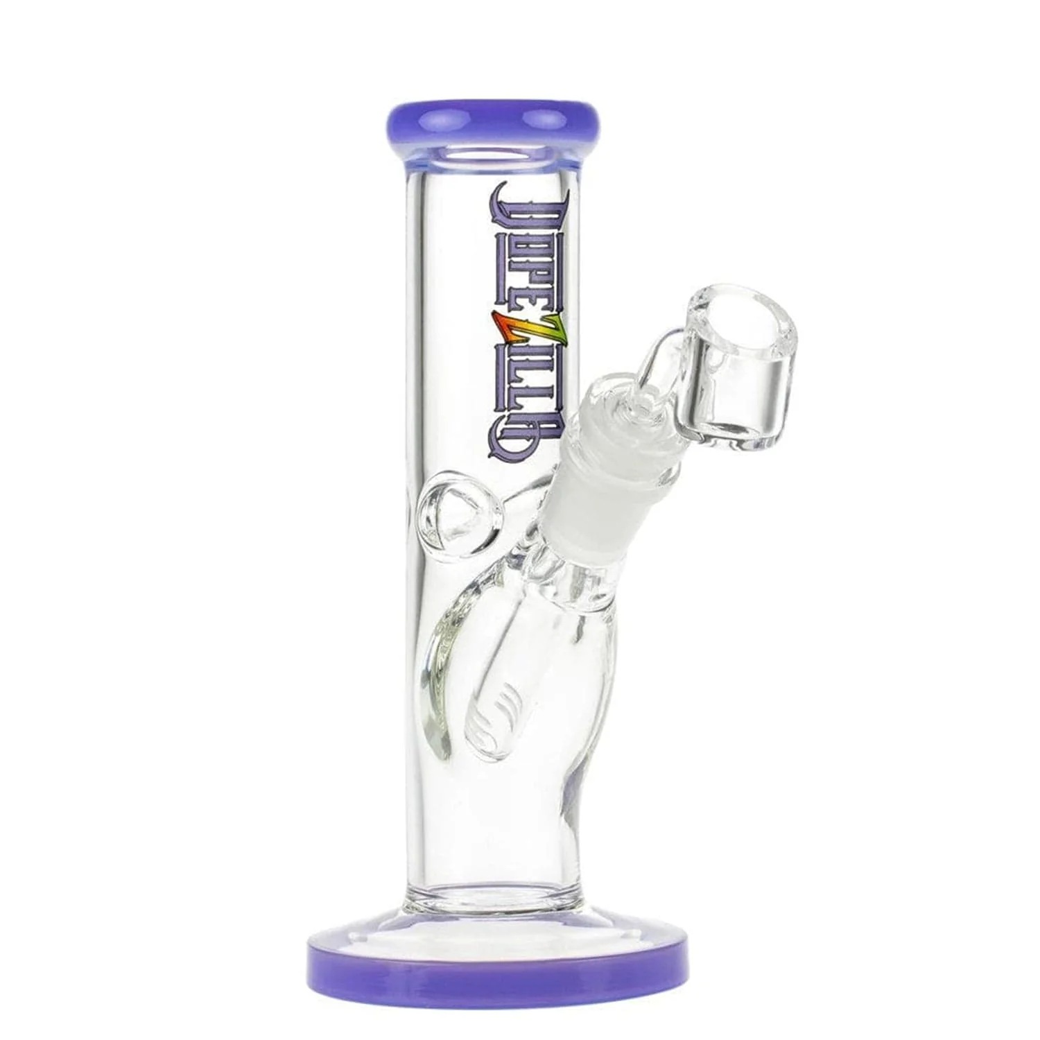 Dopezilla Minilla Dab Rig - Milky Purple - 7.5in.