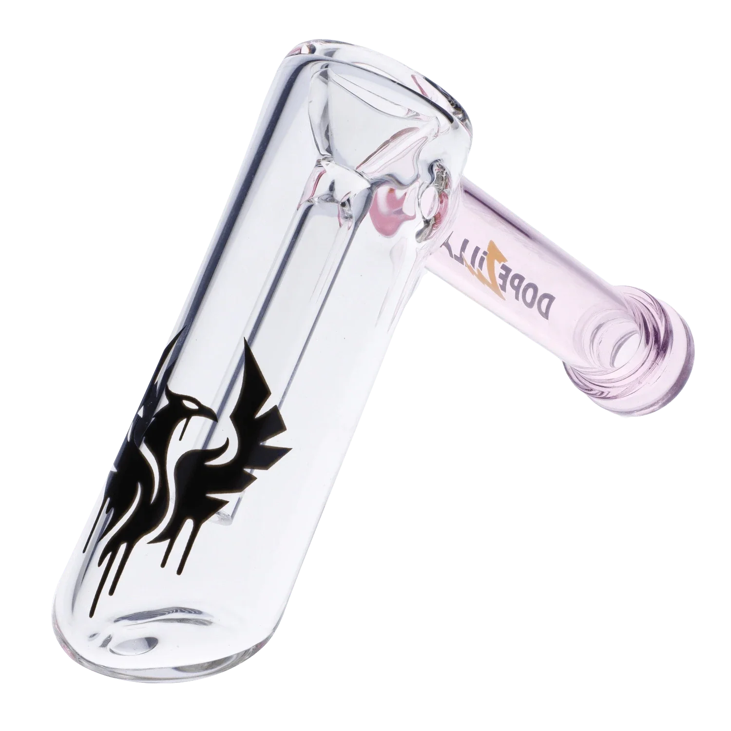 Dopezilla Phoenix Bubbler - Transparent Pink - 5in. - Image 8