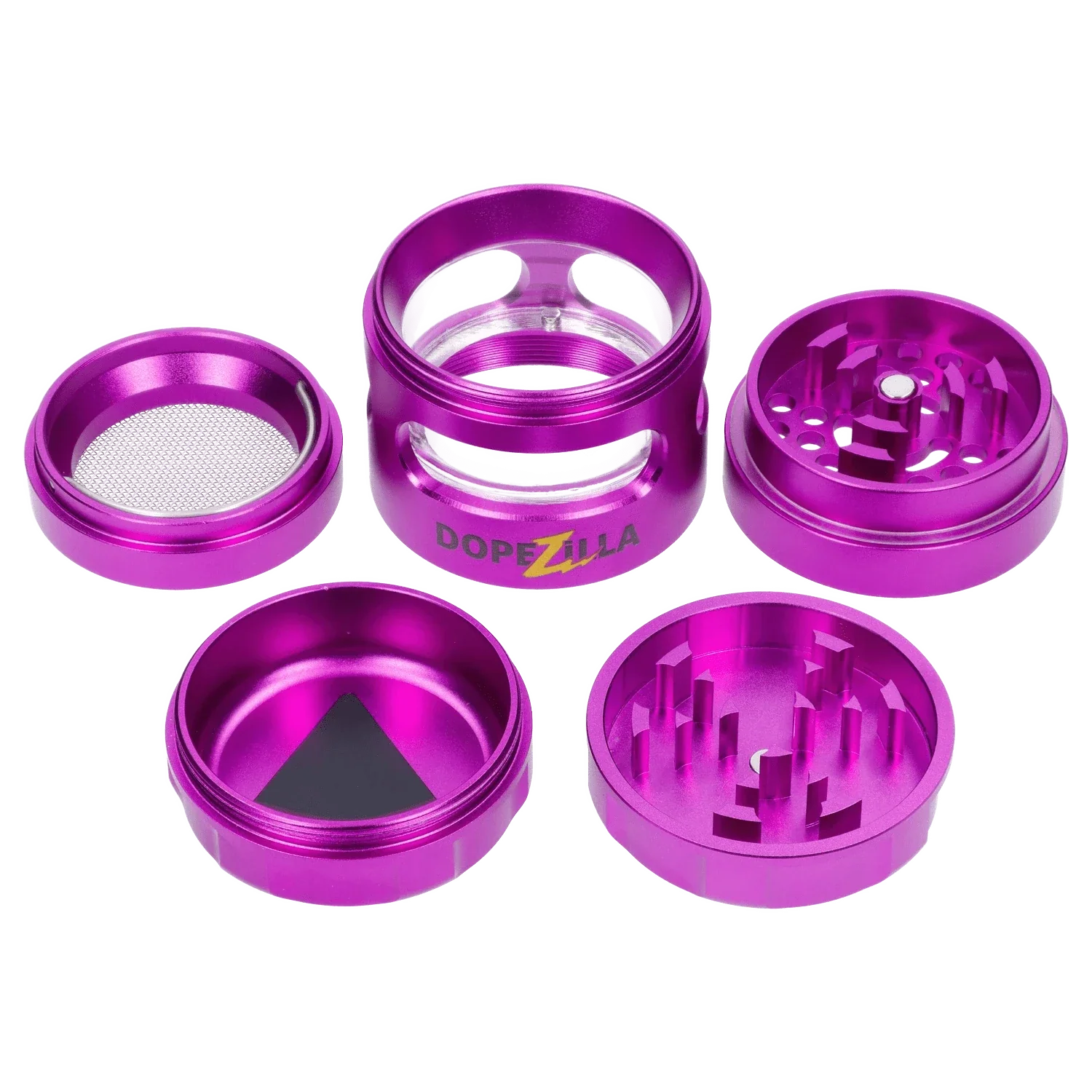 Dopezilla Space Pod 3-Stage 50 mm Grinder - Water - Image 5