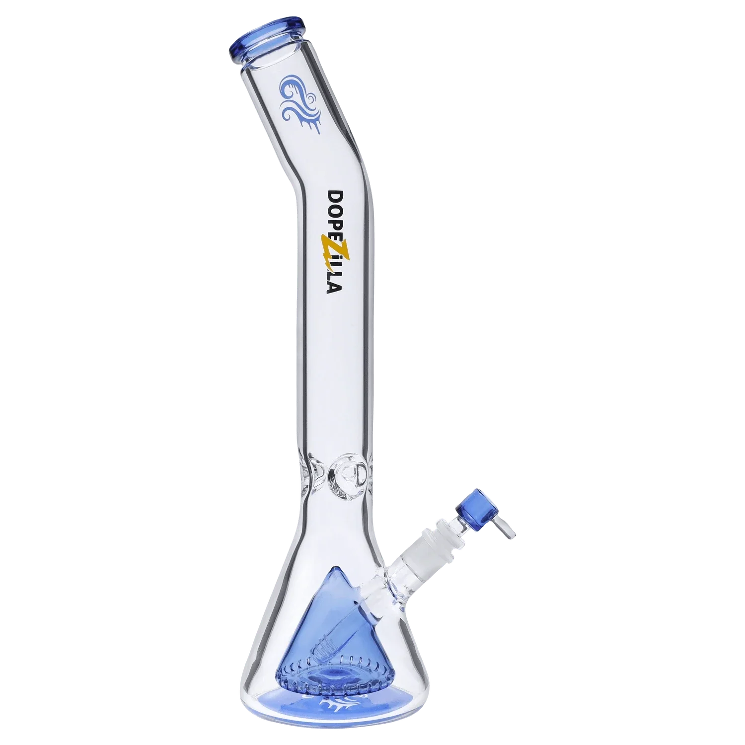 Dopezilla Titans Oceanus Water Pipe Light Blue 18 in.