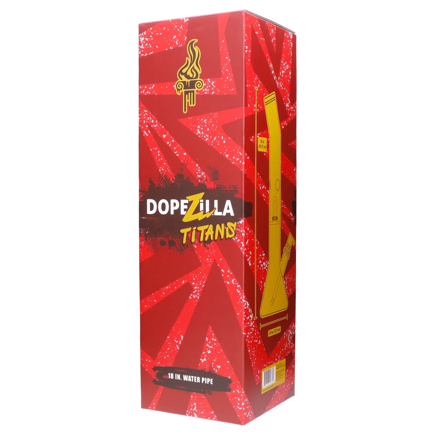 Dopezilla Titans Promethus Water Pipe Black 18 in. - Image 9