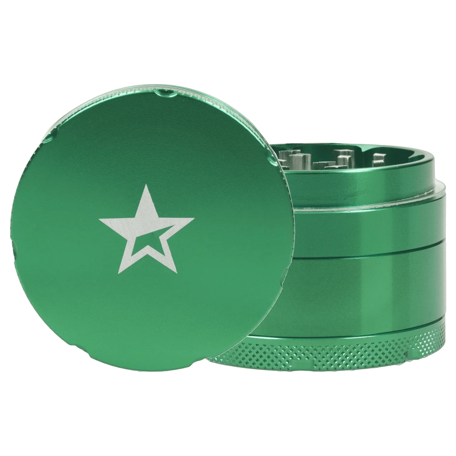 Famous X 4 pc Grinder -Green - 50mm - Image 3