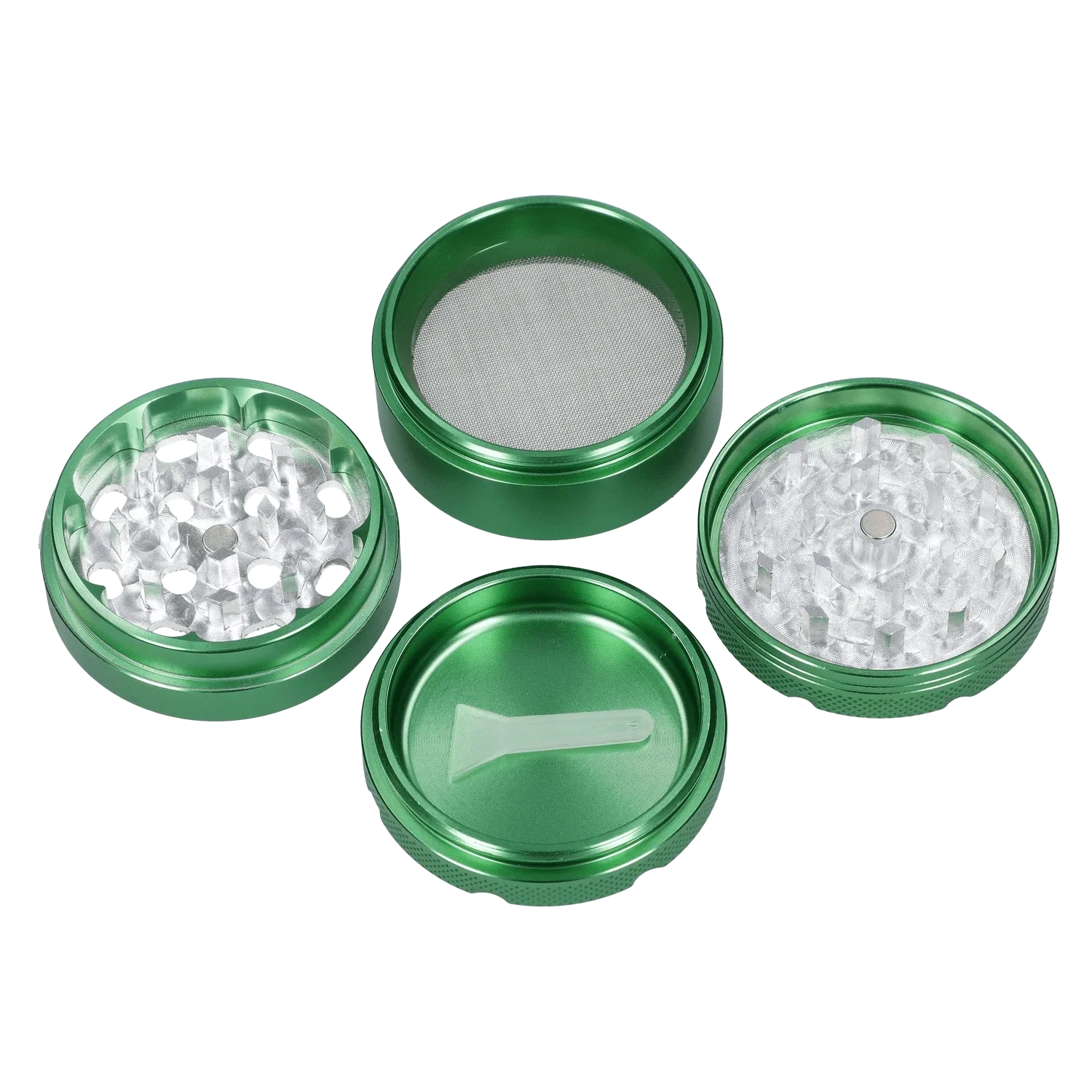 Famous X 4 pc Grinder -Green - 50mm - Image 5